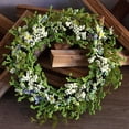 thumbnail image 3 of Matsuzay de primavera para puerta, decoración artificial para el hogar, coronas para puerta de entrada, ventana durante todo el año Decoración, 3 of 6