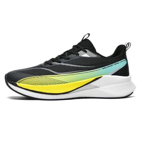 Bolognifi Men's Sports Shoes Training Running Fans - BLACK_5.5