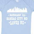 thumbnail image 4 of Inktastic Kansas City Missouri Loves Me Skyline Boys or Girls Baby Bodysuit, 4 of 5