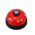 thumbnail image 1 of Pet Dog Potty Training Bells Footprint Pattern Communication Device for Dogs Puppy (Red and Black), 1 of 7