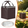 thumbnail image 2 of Insulated Cake Bag | Oimcto Non-Woven Portable Cooler with Zipper, Aluminum Foil Thermal Bag for Cake, Pizza & Catering (35X35X40Cm), 2 of 6