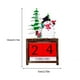 thumbnail image 4 of Matsuzay Calendario de Navidad Ciervo de dibujos animados Cuenta regresiva ajustable Resistente al desgaste Inastillable Calendarios ligeros Kits de decoración para fiestas Muñeco de nieve Matsuzay HA068923-02, 4 of 6