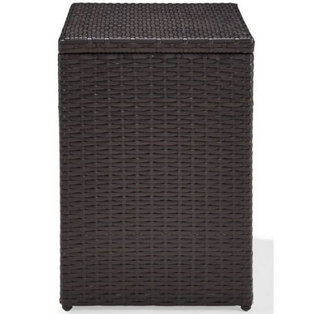 Crosley Palm Harbor Wicker Patio End Table in Brown | Walmart Canada