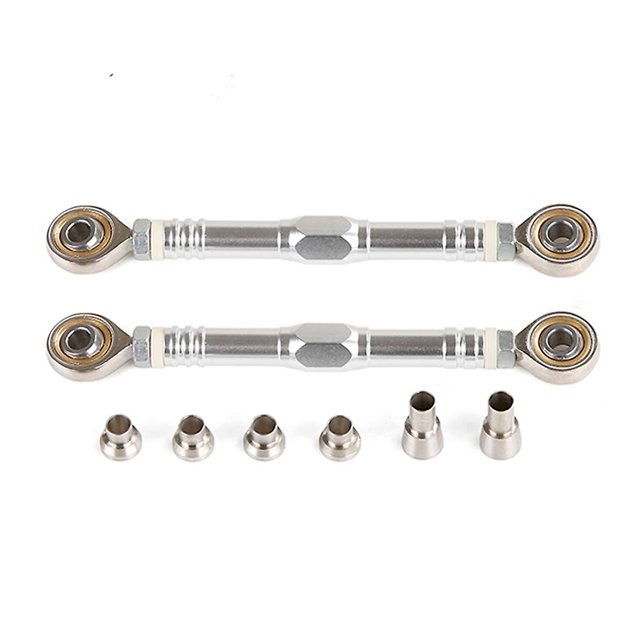 Cnc Palanca de brazo en A superior para 1/5 Losi 5ive-t 5t Rovan Lt Rc Coche, plateado Afortunado Sencillez