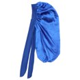 thumbnail image 1 of MasteelfCA Hair Bonnet Bowknot Decorated Elastic Band Sleeping Wide-brimmed Nightcap, 1 of 7