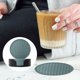 thumbnail image 2 of ¡Venta caliente! Portavasos para bebidas, Portavasos de silicona Juego de 6 piezas con soporte de plástico, Portavasos para mesa de centro, Portavasos para mesa, Portavasos para bebidas, 2 of 3