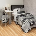 thumbnail image 5 of Your Lifestyle by Donna Sharp Ridge Point Microfiber Quilt Set from  Twin, 5 of 12