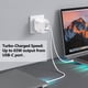 thumbnail image 3 of Cargador Ernydal de 65 W GaN USB-C PD Fast con dos USB-C y USB-A, 3 of 6