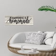 thumbnail image 5 of Happiness is Homemade Farmhouse Chic White Farmhouse Wood Sign Wall Décor Gift 8x24 Wood Sign B3-08240028177, 5 of 8