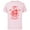 Soft Pink, variant on Star Wars R2-D2 and C-3PO Christmas Nordic Print Red - Short Sleeve Cotton T-Shirt for Adults - Customized-White