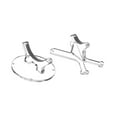 thumbnail image 4 of Rack de soporte de bate de béisbol de 2 piezas, rejilla de almacenamiento para el organizador de garaje de soporte de pantalla de escritorio, 4 of 8