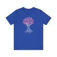 thumbnail image 2 of Caribbean Madras Pink Cancer Awareness Ribbon Tree Shirt, Breast Cancer Fighter T-Shirt, Pink Cancer Survivor Tee, 2 of 29