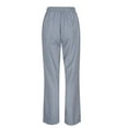 thumbnail image 5 of Women's Pants Casual Pants Grey Pants for Women Comfy Work Pants Womens Wide Leg Pants with Pockets Fall Pants for Women 2025, 5 of 8