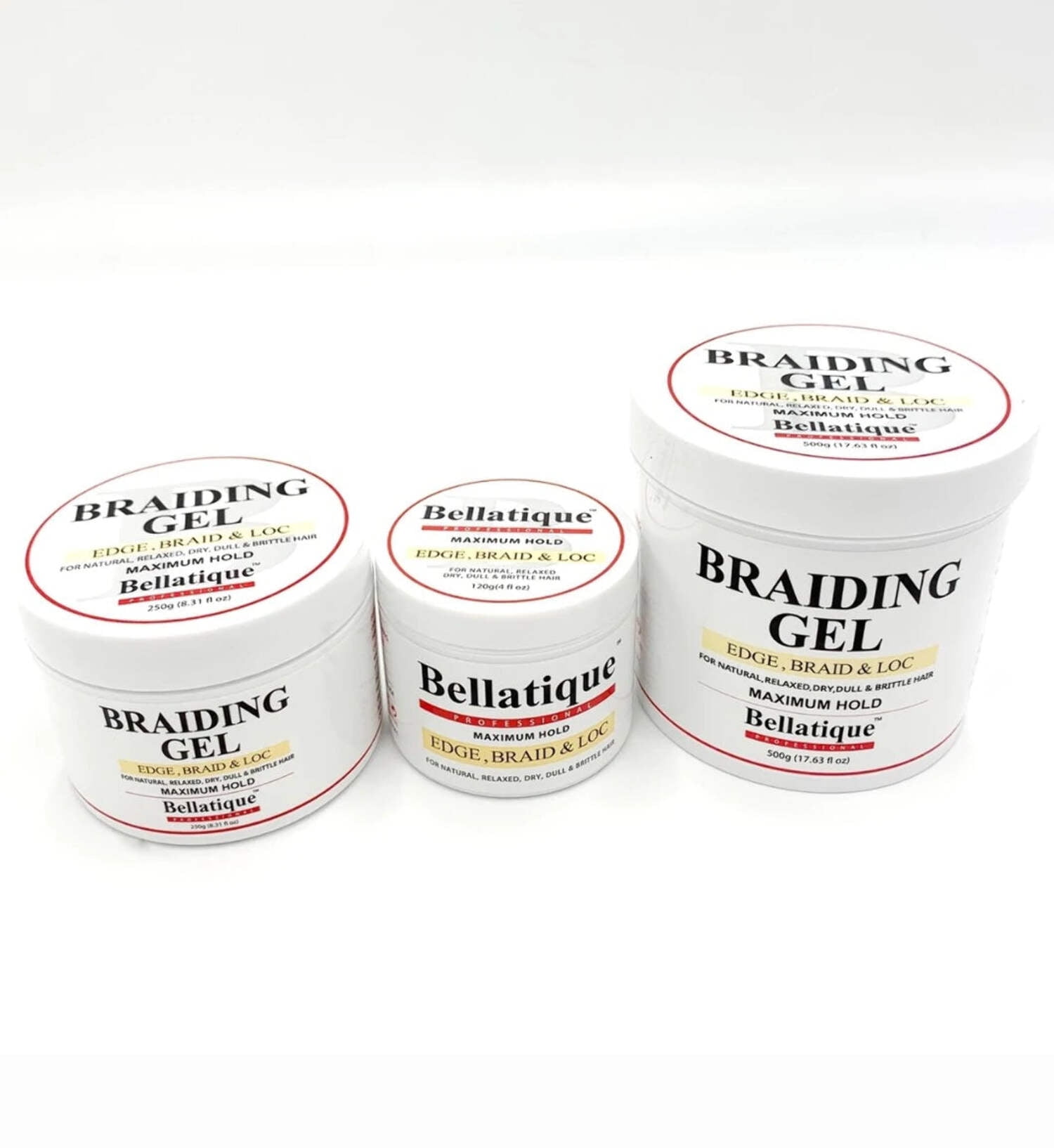 Bellatique Braiding Gel – 8.8 oz