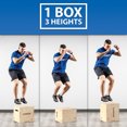 thumbnail image 3 of Synergee 3 in 1 Wood Plyometric Box for Jump Training and Conditioning 16/14/12, 3 of 6