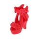 thumbnail image 5 of Zapatos Bowknot Calcetines Accesorios Miniatura Moda perfke Zapatos de tacón alto de muñeca rojo, 5 of 9
