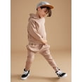 thumbnail image 4 of Little Star Organic Toddler and Kids Fleece Pullover Hoodie and Sweatpants Set, 2-Piece Set, Sizes 12M – 8, 4 of 13