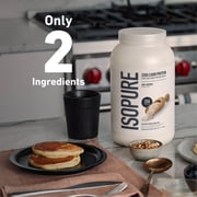 Isopure Zero Carb 100% Pure Whey Isolate Protein Powder, Unflavored, 25g Protein, 14 Servings