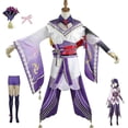 thumbnail image 1 of For Raiden Shogun Cosplay Costume Raiden Cosplay Women Outfit Halloween Costume Role Play Full Set, 1 of 5