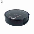thumbnail image 1 of 6 Pcs/Set PU Cuir Coaster Rond Boire Café Tasse Sets de Table Thé X0P5, 1 of 6