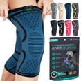 thumbnail image 1 of Rodilleras Modvel (2 unidades) para mujer y hombre: rodilleras de compresión para entrenamiento, alivio del dolor de rodilla, soporte articular para ligamento cruzado anterior (LCA), artritis y desgar, 1 of 5