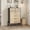 Black Wood color 6 drawer, variant on Garderth 5/6 Drawer Dresser,Tall Dresser For Bedroom,Modern Chest Of Drawers,Freestanding Wood Storage Organizer With Deep Drawer For Living Room Entryway Hallway