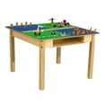 thumbnail image 2 of Time -2-Play 35" Square Lego Blocks Compatible Table with Trough N Shelf for Kids, Montessori Wooden Play Desk, 2 of 5