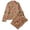 Z009-Brown, variant on Pajamas Womens Xmas Print Sleepwear Holiday Loungewear 2 Pieces Pjs Set (Z001-Green M)