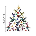 thumbnail image 5 of Hummingbird Christmas Ornaments, 2025 Acrylic Colorful Stacked Birds, Holiday Tree Decorations, Winter Seasonal Pendant Decor, Festive Home Accents, Christmas Tree Hanging Ornaments, 5 of 7