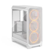 Fractal Design Meshify 3 RGB Clear Tint Tempered Glass E-ATX Mid-Tower Computer Case, White