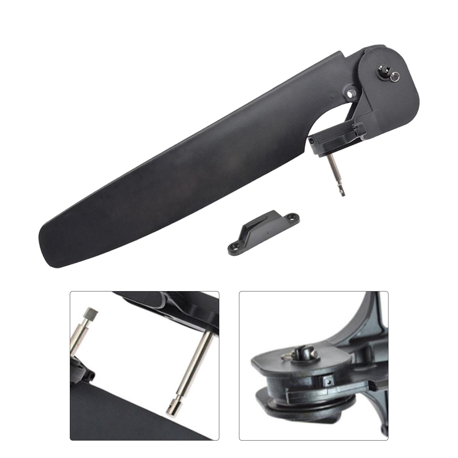 Nylon Kayak Boat Rudder Tackle Steering System Adjustable Tackle Universal Kayak Angling Fixation for Canoe Tail Fishing Sea Part 80mm pin