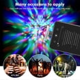 thumbnail image 5 of 4pcs USB Car Atmosphere Light LED RGB Music Sound Control DJ Disco Ball Lamp Home Party USB Disco Light, 5 of 5