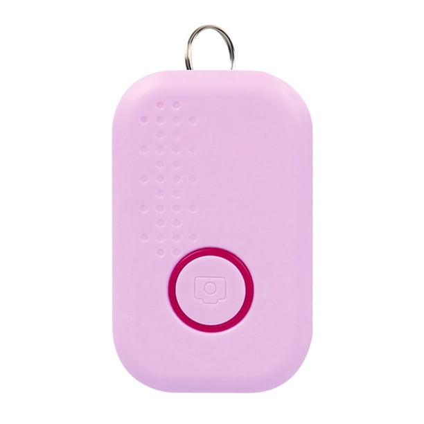 Injueey Rastreador S5 compatible con Bluetooth, antipérdida, 90dB, localizador de aplicación de teléfono de fotografía fuerte, dispositivo portátil Electrónica Rosado