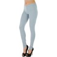 thumbnail image 5 of ToBeInStyle Women's Soft Knit Yoga Cotton Skinny Fit Full Length Leggings, 5 of 6