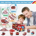 thumbnail image 2 of Kit de construcción de robots Panigkids 836 piezas STEM 35 en 1 para mayores de 6 años, 2 of 9