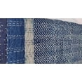 thumbnail image 3 of A And E Textiles House Handmade Navy Kantha Quilt Traditional Indian Quilted Bedspread – Soft & Breathable Cotton – Twin, Queen & King Sizes, 3 of 8