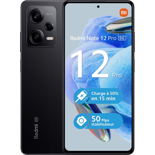 Teléfono inteligente Xiaomi Redmi Note 12 Pro 5G + 4G 256 GB + 8 GB RAM