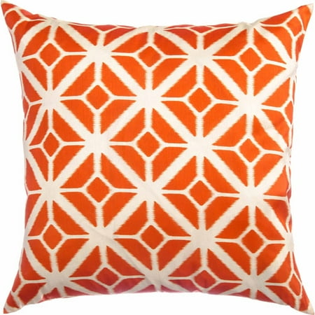 Softline Thea 20" x 20" Decorative Pillow, Tangerine