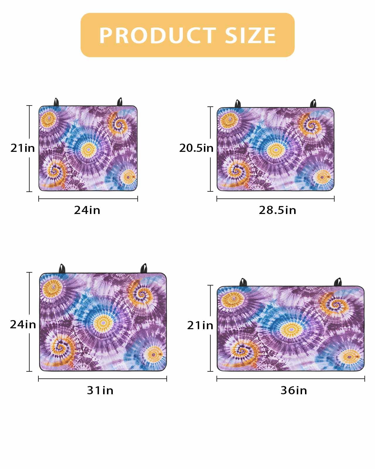 nqOlkjepod Large Induction Cooktop Protector Mat 24"x21", Purple Orange Blue Stove Top Covers for Electric Stove, Ethnic Modern Abstract Geometric Stove Burner Cover Mats, Glass Top Stove Cover