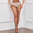 thumbnail image 2 of TSADFHJI Lingerie Ensembles pour Femmes Aguichant Sans Entrejambe Style Mouillé Résille Aguichant Pailletée Tenue de Concert Résille Bas Jaune, 2 of 3