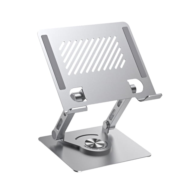 Soporte para computadora portátil Strade Fareast Limited ligero giratorio 360 grados plata