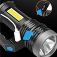 thumbnail image 3 of Handheld Flashlights,5W LED Rechargeable Flashlight, Bright Waterproof Handheld Flashlight for Outdoor Camping Adventure Type A, 3 of 10