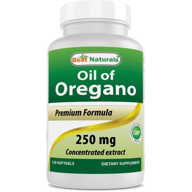 Best Naturals Oregano Oil 250 mg 120 Softgels