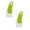 Green*2, variant on 1 Pcs Silicone Kitchen Scraper, Silicone Spatula, Dish Scraper for Cleaning Pans, Pots, Bowls, Silicone Kitchen Sraper, Non-stick Scraping Spatulas Tool 5.9"