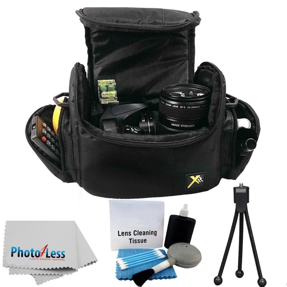 Deluxe Soft Padded Medium Bag For Digital SLR Camera Lens & Video