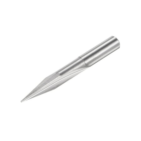 

Uxcell 0.5mm Tip 20 Degree 50mm Length Carbide 2 Flutes Tapered Wood Engraving CNC Router Bit