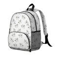 thumbnail image 2 of Unicorn and Wing White Pattern Backpack for School, Cute School Bag with Adjustable Shoulder Straps and Padded Back, 13.8"x11.4"x6", 2 of 5