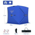 thumbnail image 4 of Portable Ice Fishing Tent - Spacious 3 to 4 Person Pop-Up Ice Shack,Thickening Warmth Retaining Design Pop-Up Portable Hub-Style Ice Fishing Shelter for Winter Fishing -  Durable and Weather Resistant, 4 of 8