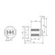 thumbnail image 4 of Mechanical Password Cam Lock, 3 Digit Combination Camlock, Code Combination Cam Lock Security Lockscolour:silver1pcs, 4 of 5