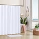 thumbnail image 5 of Cortina De Plástico Cortina de ducha de plástico blanco de 180 x 180 cm, flexible, impermeable, para baño de hotel (1 unidad) JASKFLY, 5 of 8